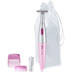 Braun Recortadora Silk-épil FG1100 - Recortadora De Precisión Para La Zona Del Bikini Y Cejas, Color Rosa. Rosa Image