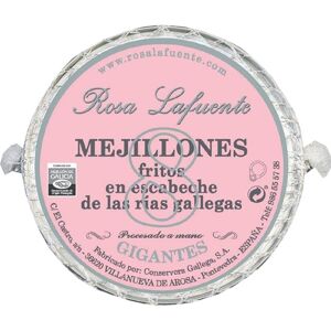 Rosa Lafuente Mejillones fritos en escabeche de las rías gallegas 'DOP Mejillón de Galicia' 8 piezas . Image