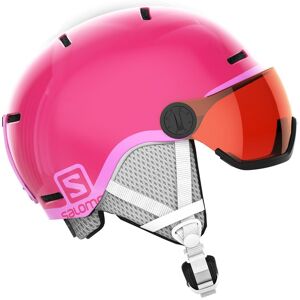 Salomon Casco de esquí/snow de niños Grom Visor . Rosa 56-59 cm Image
