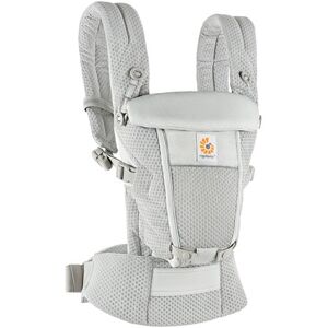 Ergobaby Mochila portabebe Adapt Softflex Mesh 3 posiciones. Gris claro niño Image
