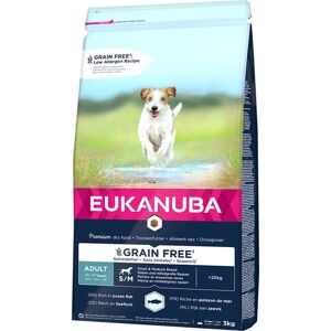 Eukanuba Pienso para perros adultos pequeños y medianos pescado azul grain free 3 kg.  3 Kg Image