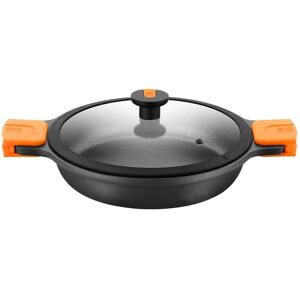 Bra Cacerola baja con tapa Efficient Pro . Negro Cacerola de 30 cm Image