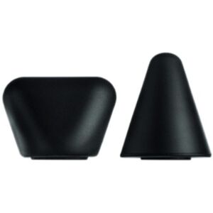 Compex Cabezales para masajeador Fixx 1.0 Puntas cónica y trapezoidal . Negro Image