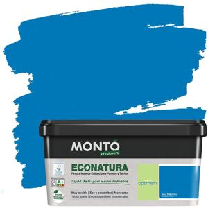 MONTÓ Pintura Plástica Mate Eco Natura Sostenible 4 l. Azul eléctrico 4 litros Image