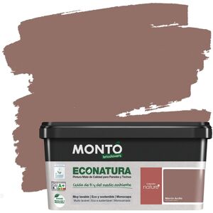 MONTÓ Pintura Plástica Mate Eco Natura Sostenible 4 l. Marrón Arcilla 4 litros Image