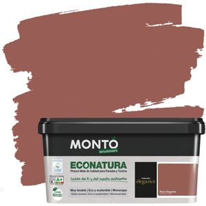 MONTÓ Pintura Plástica Mate Eco Natura Sostenible 4 l. Rojo Elegante 4 litros Image