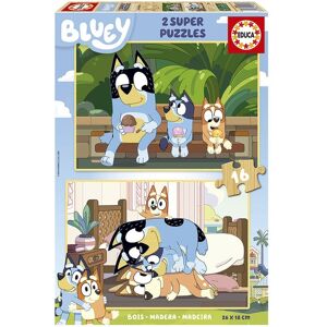 Educa Borrás Puzzle 2x16 Piezas Bluey Educa Borras. Image