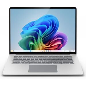 Microsoft Surface Laptop Copilot+PC, Snapdragon X Elite X1E-80-100, 16GB, 256GB SSD, 15', W11, Platino. Platino Image
