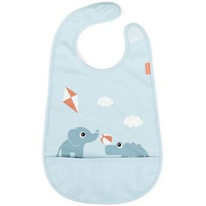 Done by Deer Babero velcro Playground. Azul claro niño Image