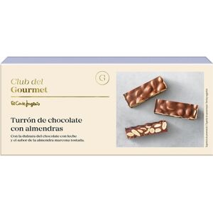 Club del Gourmet Turrón de chocolate con leche y almendras . Image