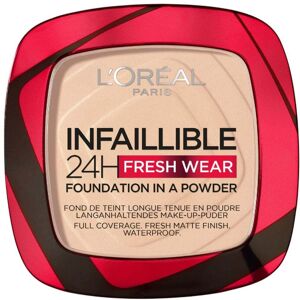 L'Oréal Paris Infallible Base de maquillaje en polvo 24H Fresh Wear 9g 20 Ivory Image