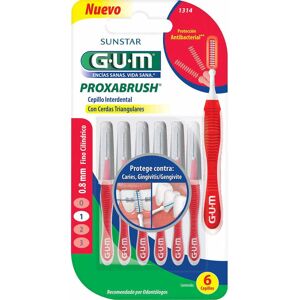 Gum Cepillos Interdentales Trav-Ler 0,8 mm 1314 4 Unidades Image