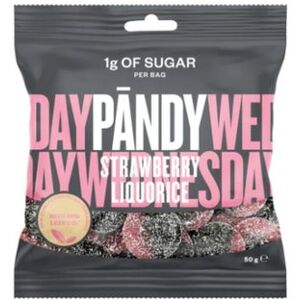 Monday 2 Sunday AB Pändy Candy Strawberry Liquorice 50g Image