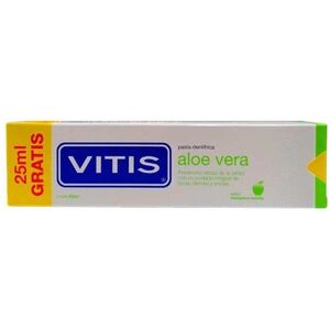 Vitis Aloe Vera Manzana-Menta Pasta Dentífrica 100+25ml Image