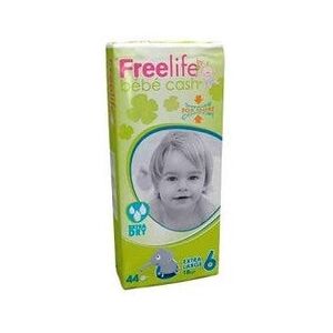 Bebe Cash Freelife Cash 6 pañal bebé Extra Large +18kg 44uds Image