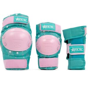 Sfr Skates Conjunto Star Triple Pad Pink / Green L Image