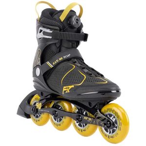 K2 Skate Patines En Línea F.i.t90 Boa Grey / Mustard EU 45 Image