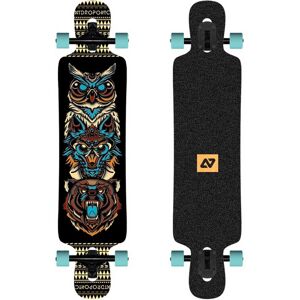Hydroponic Longboard Drop Through Dt 3.0 Animals 39x8.75´´ Multicolor One Size Image