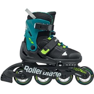 Rollerblade Patines En Línea Para Niños Microblade Black / Petrol Green EU 36 1/2 Image