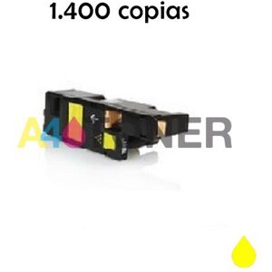 A4toner  Toner Epson C1700  Amarillo alternativo, compatible al toner original Epson C1700Y ( C13S050611 ) Image