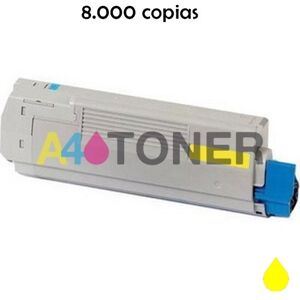 A4toner Toner Oki C831 / C840 / C841 amarillo compatible con Oki 44844505 Image