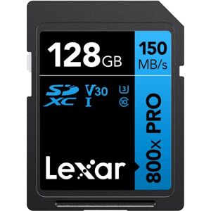 Lexar Carte SDXC PRO 128GB UHS-1 V30 Série Blue (800x) Image