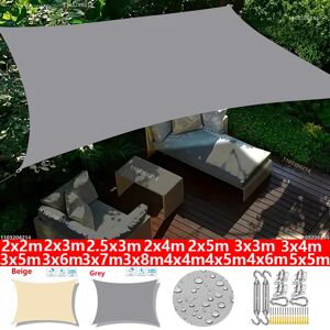 Aucun Pare-soleil imperméable 300D, Protection, voile d'ombrage, tissu d'ombrage de Camping, grand pour auvent extérieur, jardin, Patio Image
