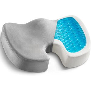 Aucun Coussin en gel non ald et mousse à mémoire de forme, coussin de CÔTÉ cyx, coussin de chaise de bureau, coussin de voiture, artefact sédentaire Image
