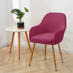 Aucun Housse de chaise extensible et hydrofuge, housse de fauteuil à dossier haut pour usage domestique et hôtel, housse de chaise moderne en Spandex Image