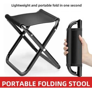 Aucun Petit tabouret pliant pour Camping voyage banc tabouret Portable extérieur Ultra léger métro Train pique-nique chaise de pêche pliable Image