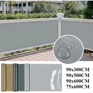 Aucun Couverture d'Écran de Confidentialité pour délégations, Grille d'Ombrage Étanche, Protection UV 95%, Voile d'Ombrage de Pont, Décor de Jardin, Porche et Piscine Image