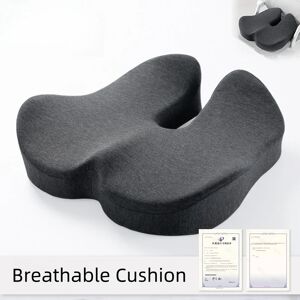 Aucun Coussin d'assise orthopédique pour femme, coussins pour chaises de bureau, mousse à mémoire de forme ergonomique, siège de chaise de bureau pour femme, coussin de voiture Image