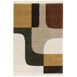 Drawer Tapis vintage motif géométrique - 200x290cm Multicolore Polypropylène Multicolore 200x3x290cm Image