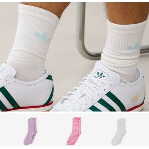 Adidas Originals Chaussettes X3 Crew Tie Dye rose/blanc 40/42 femme Image