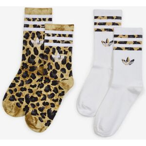 Adidas Originals Chaussettes X2 Crew Leopard marron/blanc 40/42 femme Image