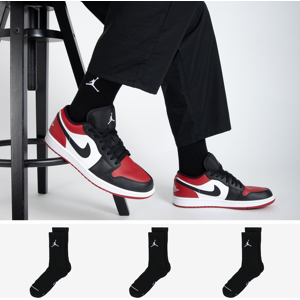 Jordan Chaussettes X3 Crew Jumpman noir/blanc 35/38 homme Image