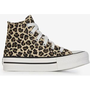 Converse Chuck Taylor All Star Eva Lift Hi Leopar - Enfant beige/marron 34 unisexe Image