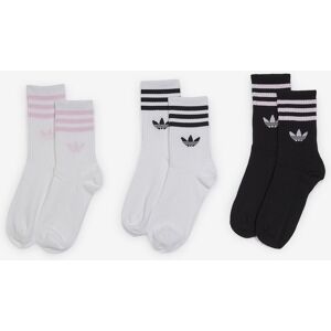 Adidas Originals Chaussettes X3 Crew 3 Stripes blanc/noir 40/42 femme Image