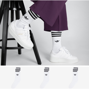 Adidas Originals Chaussettes X3 Crew Trefoil blanc/noir 40/42 femme Image