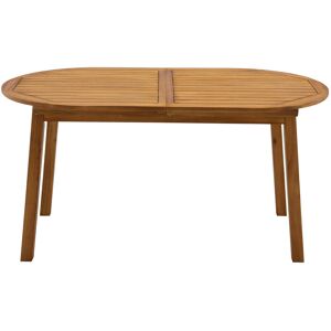 Miliboo Table de jardin extensible rallonges intégrées en bois massif L160-210 cm MAYEL Image