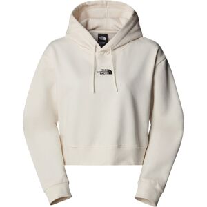NORTH FACE ESSENTIAL CROP HOODIE WHITE DUNE Image