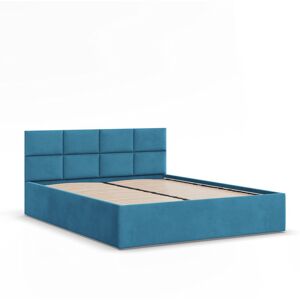 Greensite Borgo kétszemélyes ágykeret (matrac nélkül), bársony, 160 x 200 zöld Image