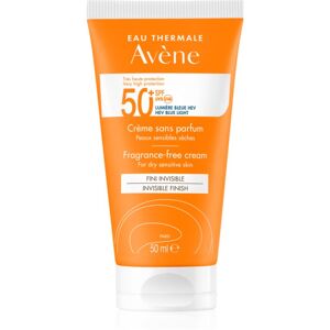 Avène Sun Fragrance-Free Cream napozó krém parfümmentes SPF 50+ 50 ml Image