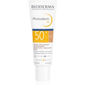 Bioderma Photoderm M védő és tonizáló krém a pigmentfoltok ellen SPF 50+ árnyalat Golden 40 ml Image