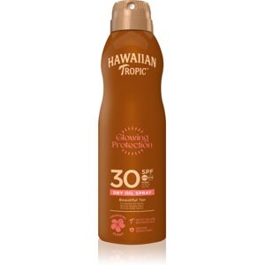 Hawaiian Tropic Glowing Protection Dry Oil Spray száraz napozó olaj spray formában SPF 30 180 ml Image