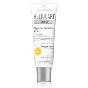 Heliocare 360° Pigment Solution Fluid napozó fluid az arcra a pigment foltok ellen SPF 50+ 50 ml Image