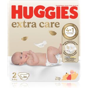 Huggies Extra Care Size 2 eldobható pelenkák 3-6 kg 24 db Image