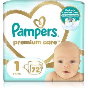 Pampers Premium Care Size 1 eldobható pelenkák 2-5 kg 72 db Image