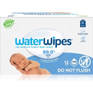 WaterWipes Baby Wipes 12 Pack finom nedves törlőkendők gyermekeknek 12x60 db Image
