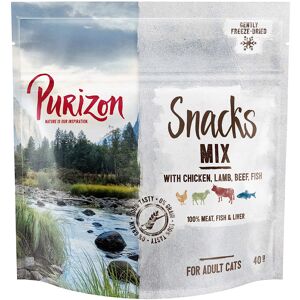 40g Purizon Adult mix (hal, csirke, bárány, marha, kacsa) gabonamentes macskasnack Image